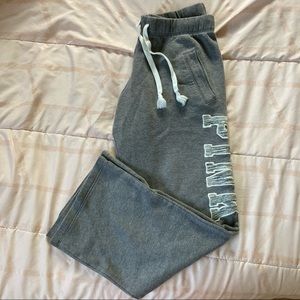 Pink Victoria’s Secret Wide Leg Sweat Pants
